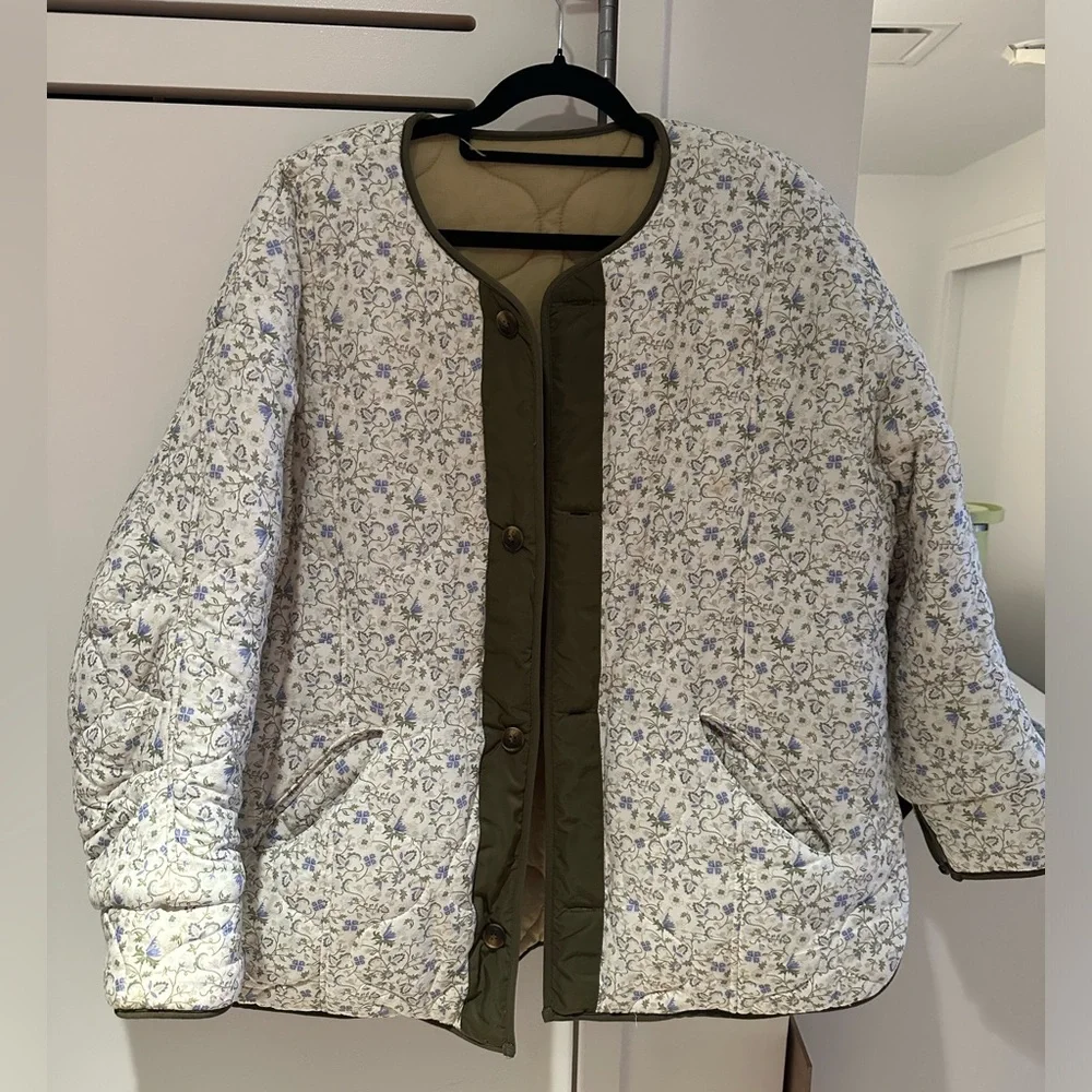 Anthropologie Mable Reversible Puffer Jacket - Picture 3 of 8